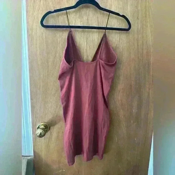 Free People Intimately Seamless Skinny Strap Mini Slip Dress Womens Size M/L - Picture 2 of 3